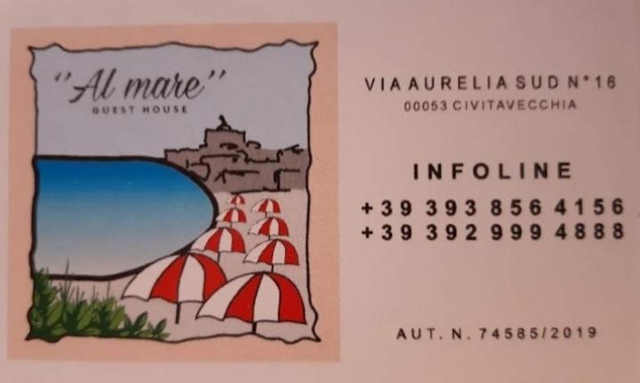 Guest House Al Mare Civitavecchia Exterior photo